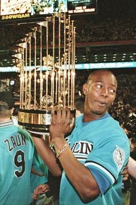  1996 Bowman #377 Edgar Renteria Florida Marlins MLB